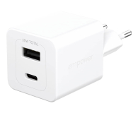 PanzerGlass empower Turbo 35W USB-C + USB-A Silver White - 1546799 - zdjęcie 1